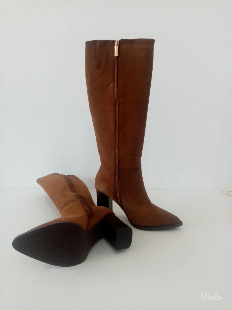 Kožne čizme, br. 37 *NOVE*