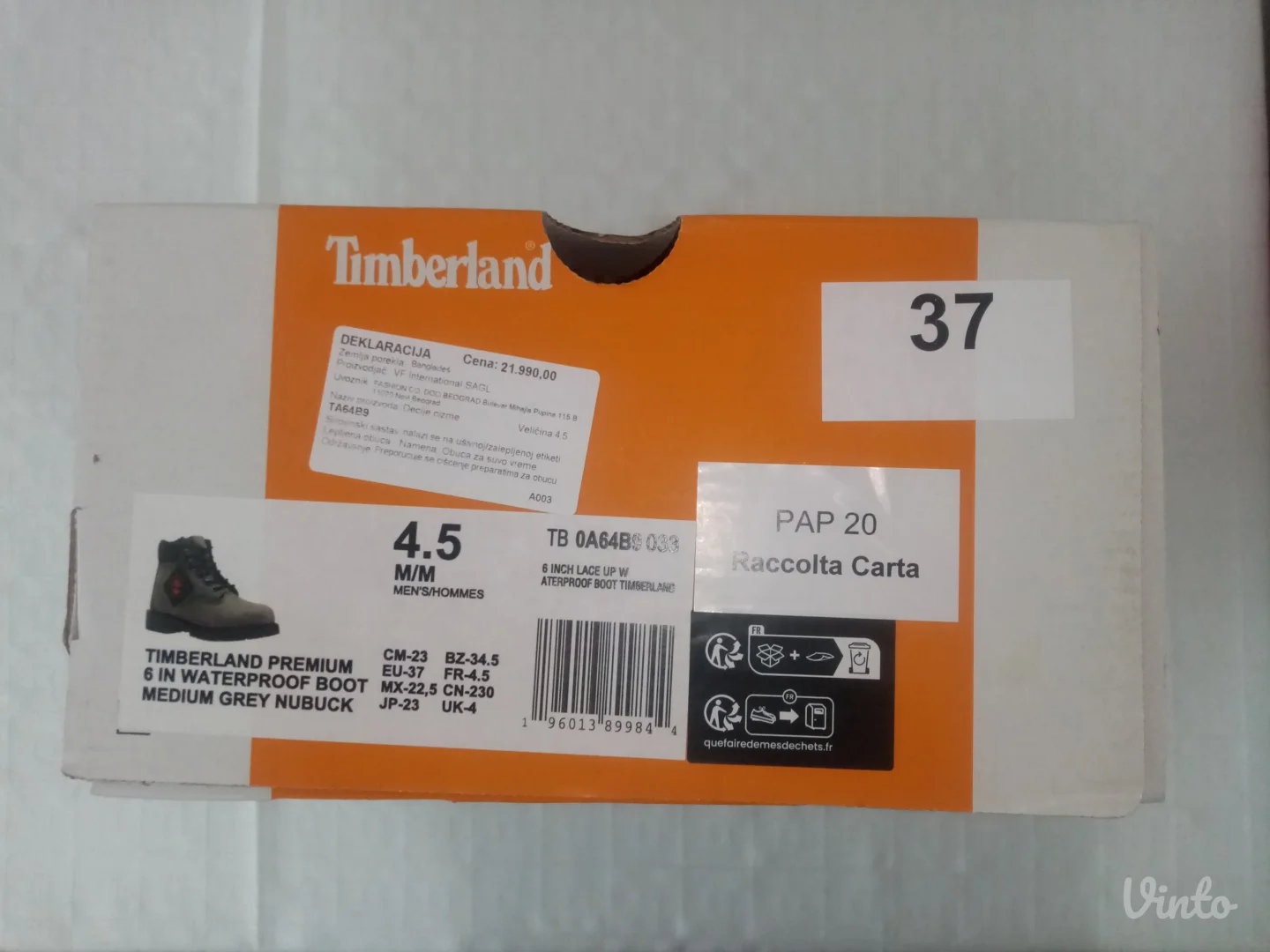 Timberland zimske cipele, br. 37