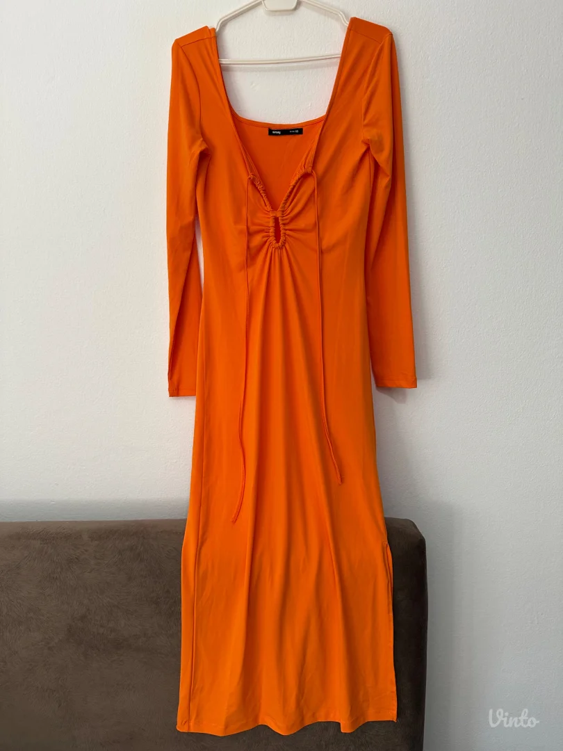 Narandzasta letnja haljina
