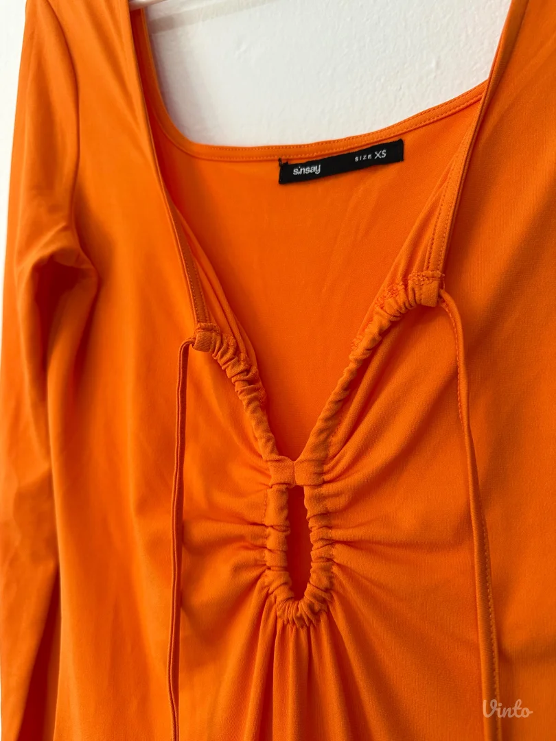 Narandzasta letnja haljina