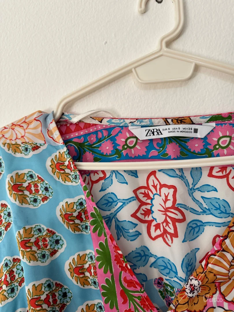 Zara sarena zenska haljina