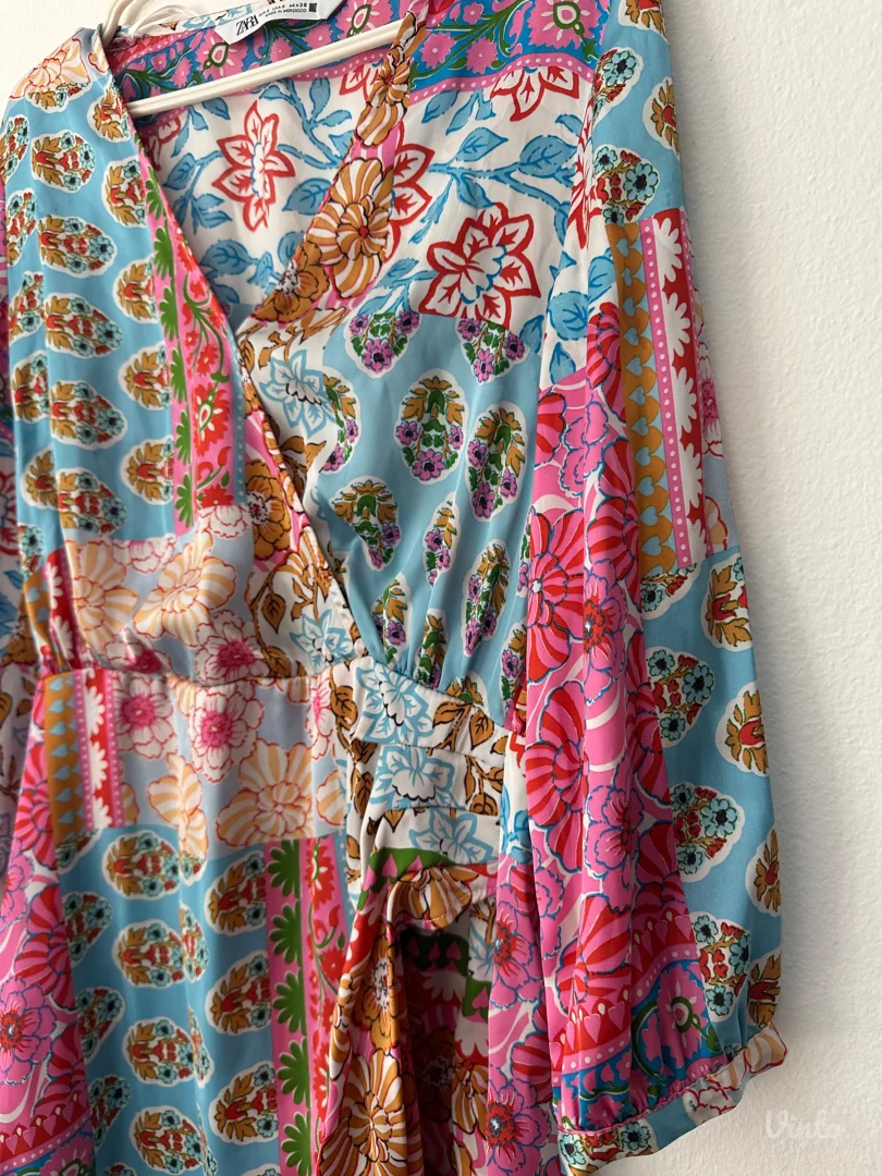 Zara sarena zenska haljina