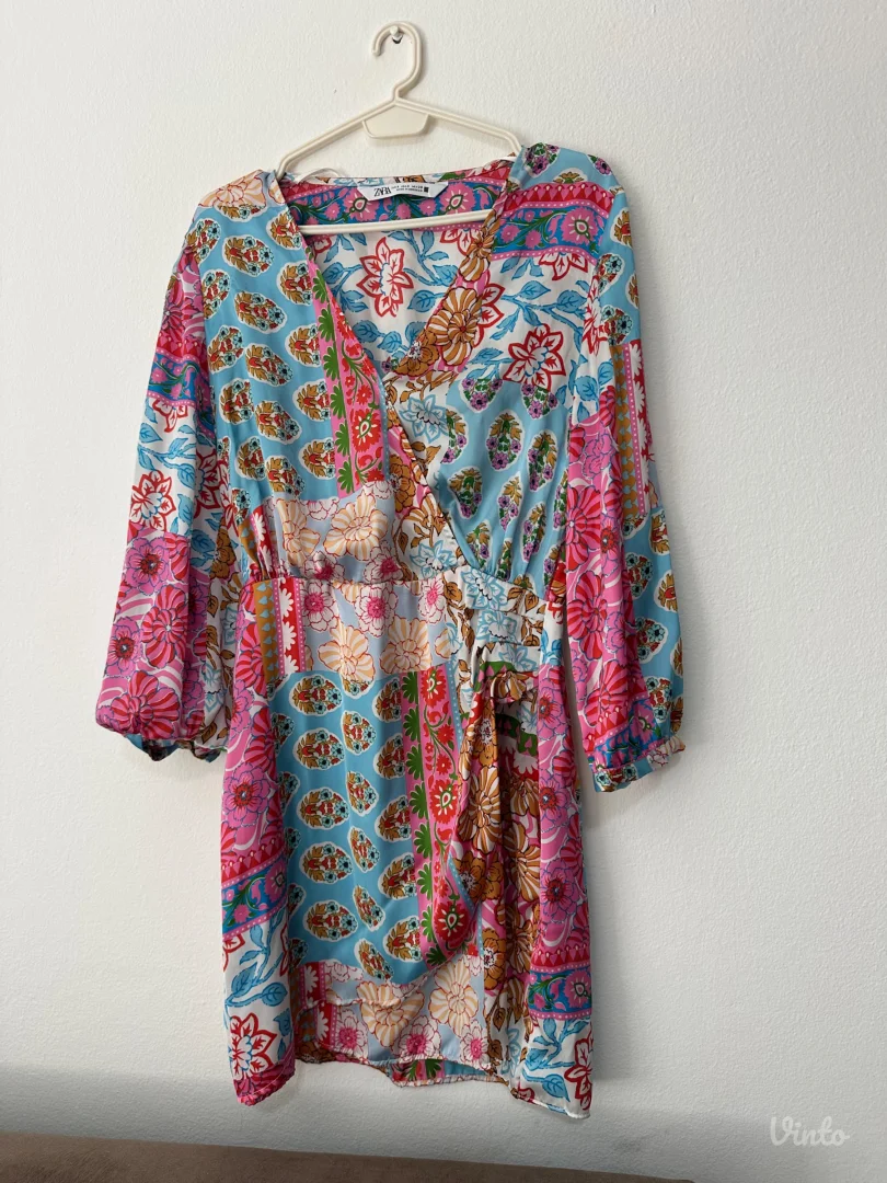 Zara sarena zenska haljina