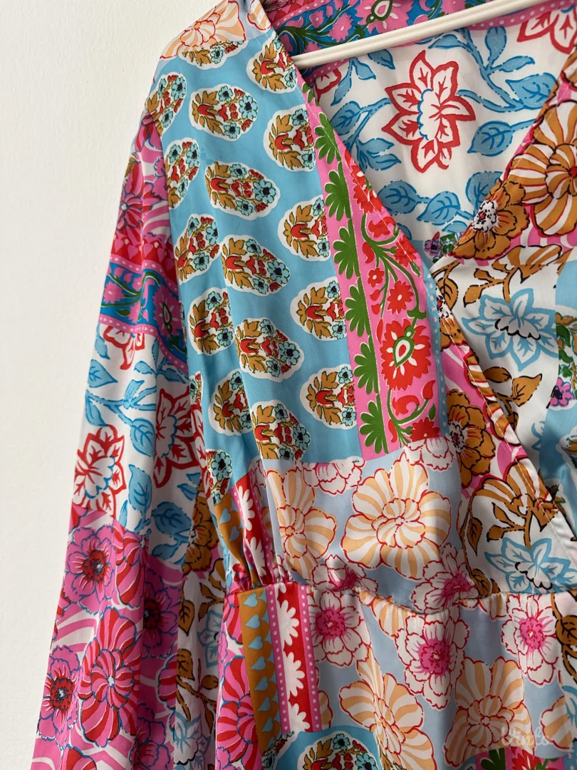 Zara sarena zenska haljina