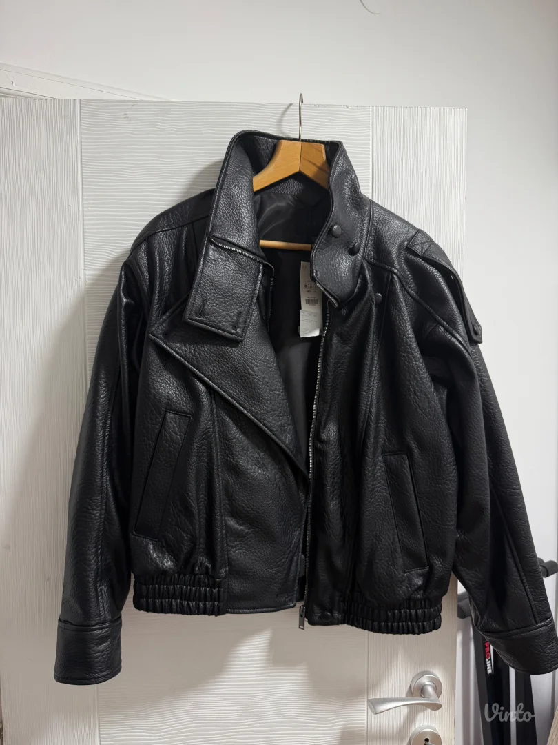 Zara faux leather jakna S | NOVA