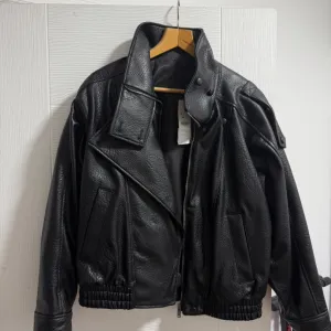 Zara faux leather jakna S | NOVA