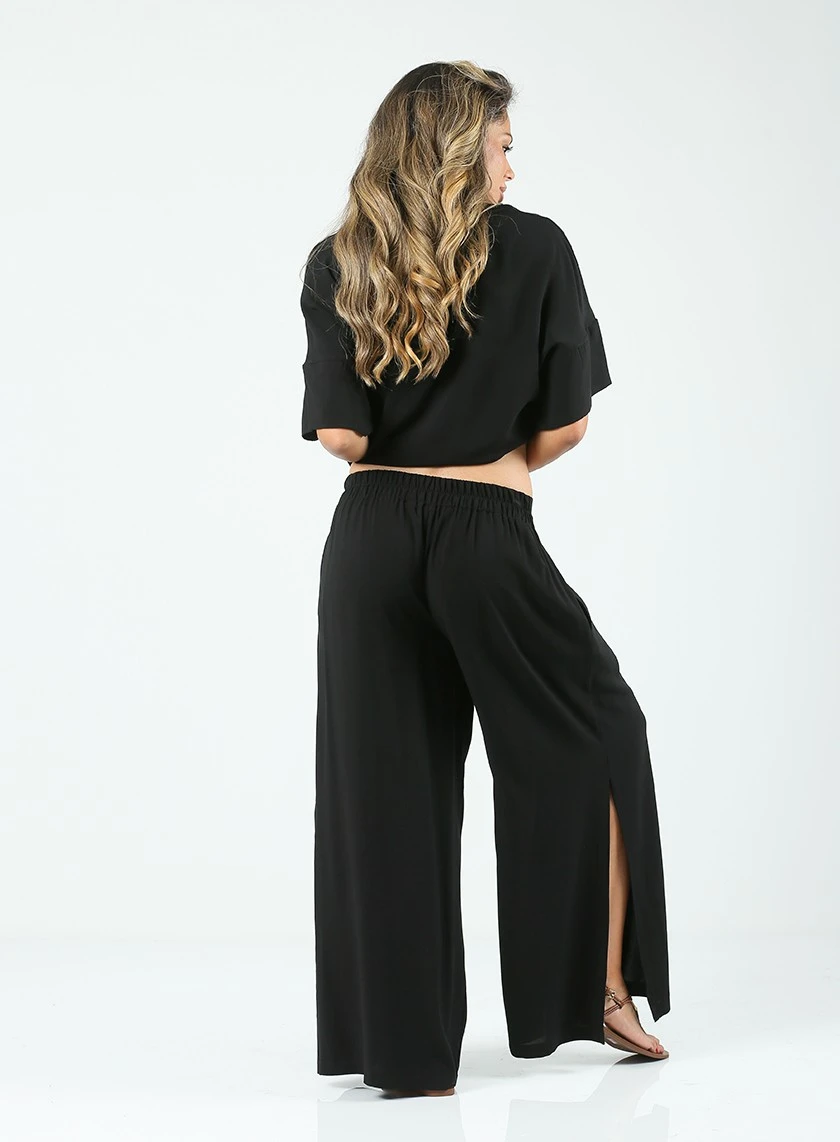 H&M crne elegantne pantalone
