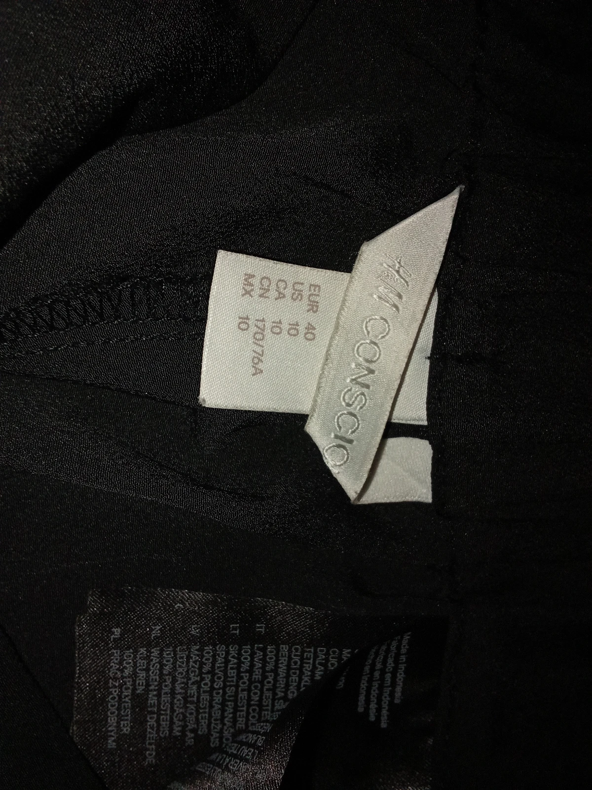 H&M crne elegantne pantalone
