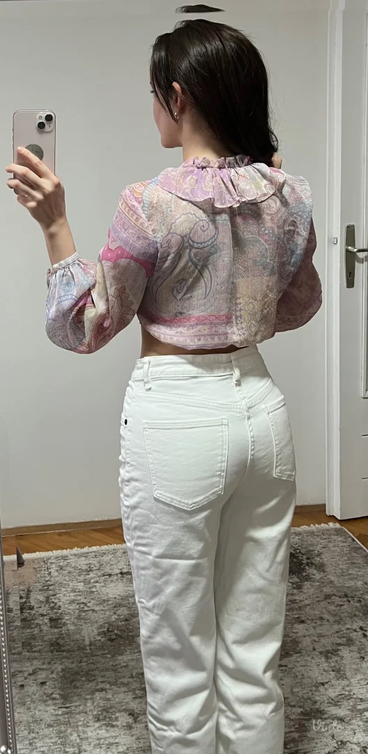 Zara crop košulja