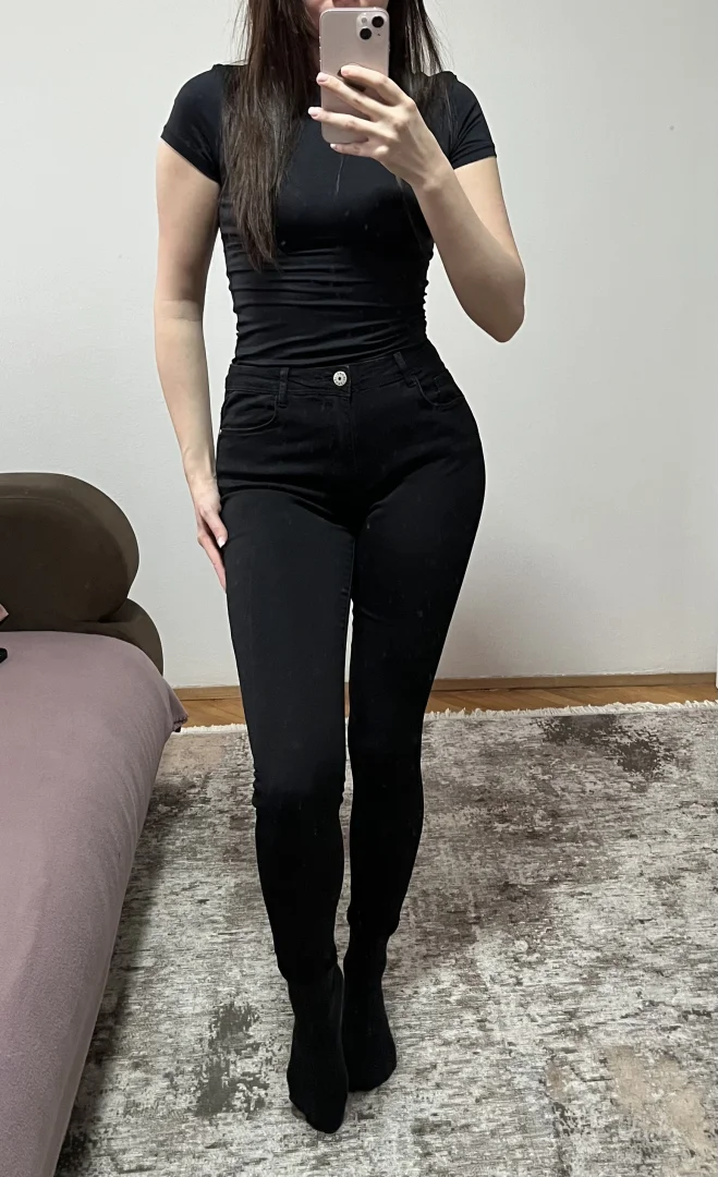 Skinny crne farmerice