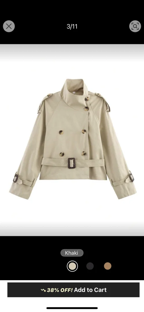 Kratak kišni mantil