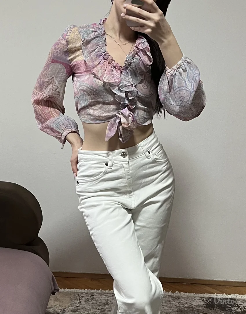 Zara crop košulja