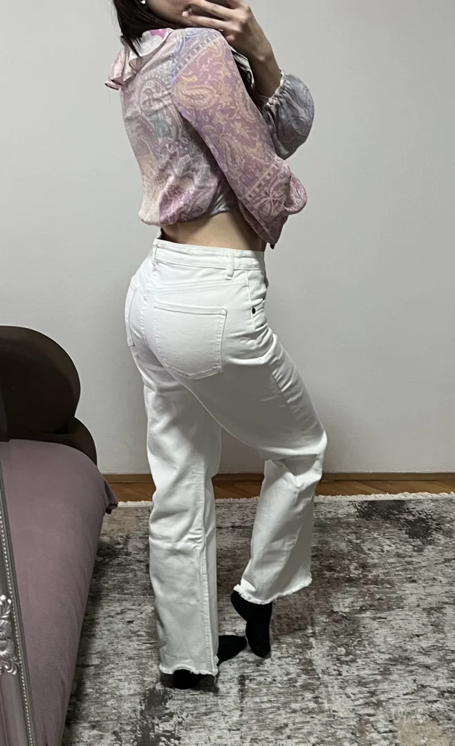Zara wide leg farmerice