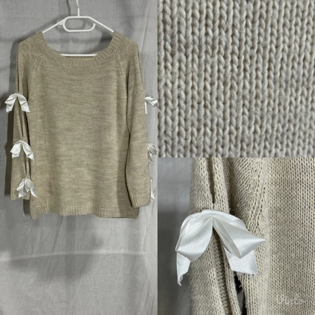 Džemper sa mašnicama