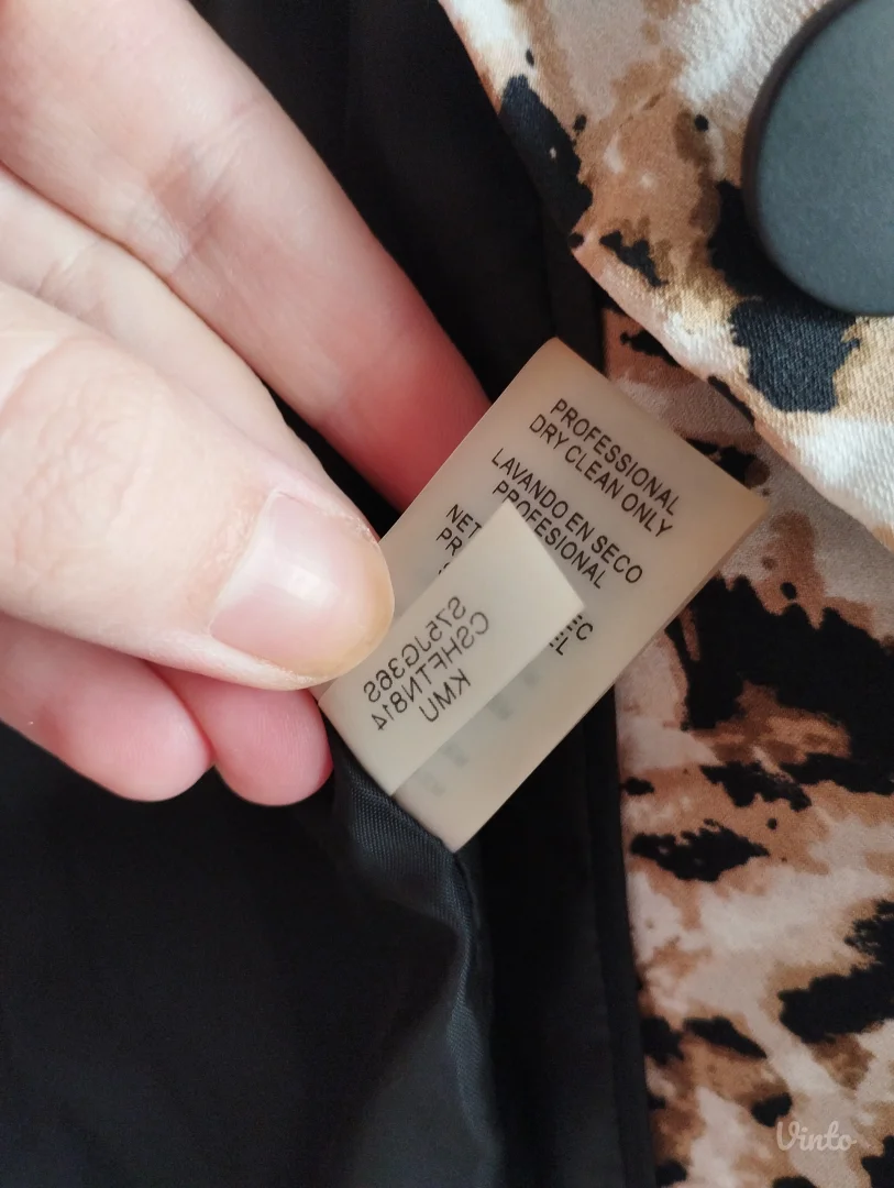 Original CALVIN KLEIN leopard sako KAO NOV L/XL