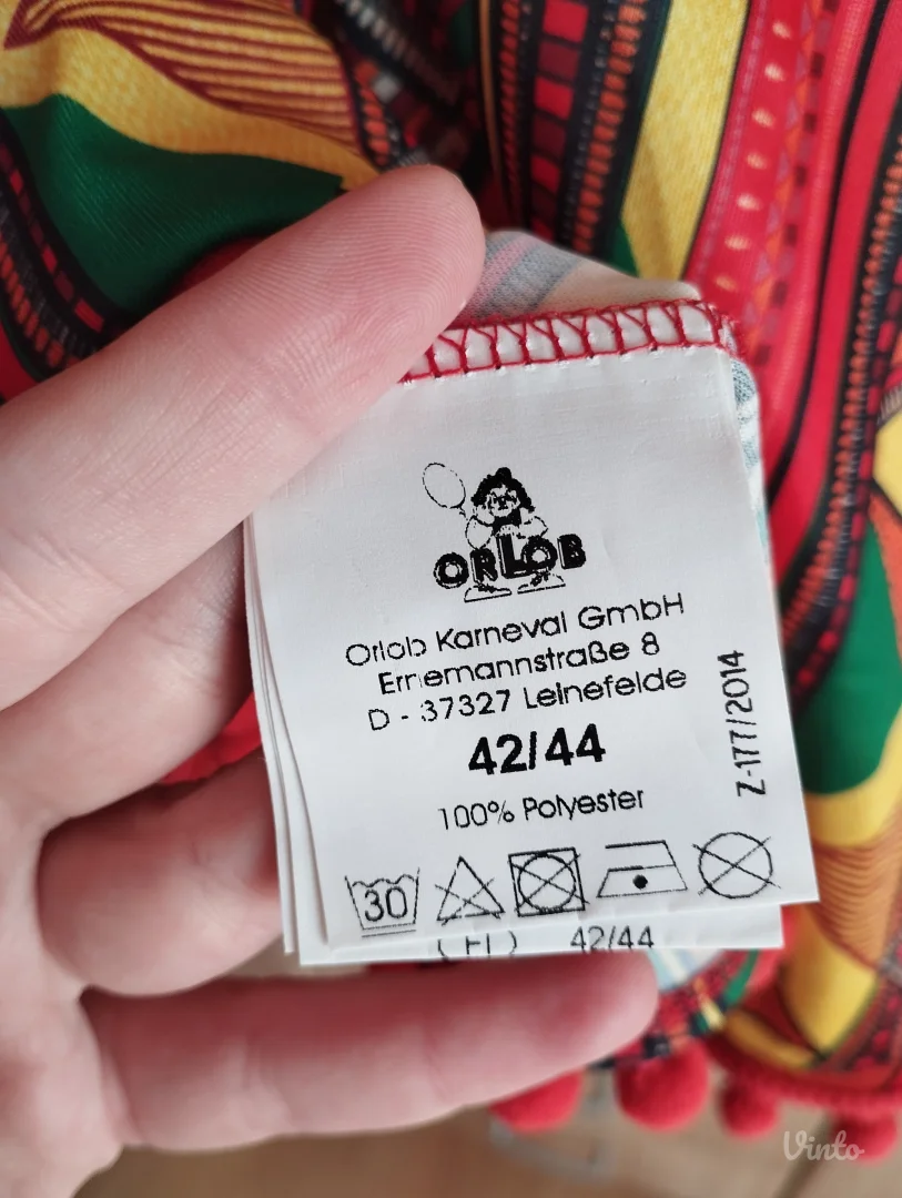 ORLOB Karnevalska Haljina Teatarski Kostim Unikat