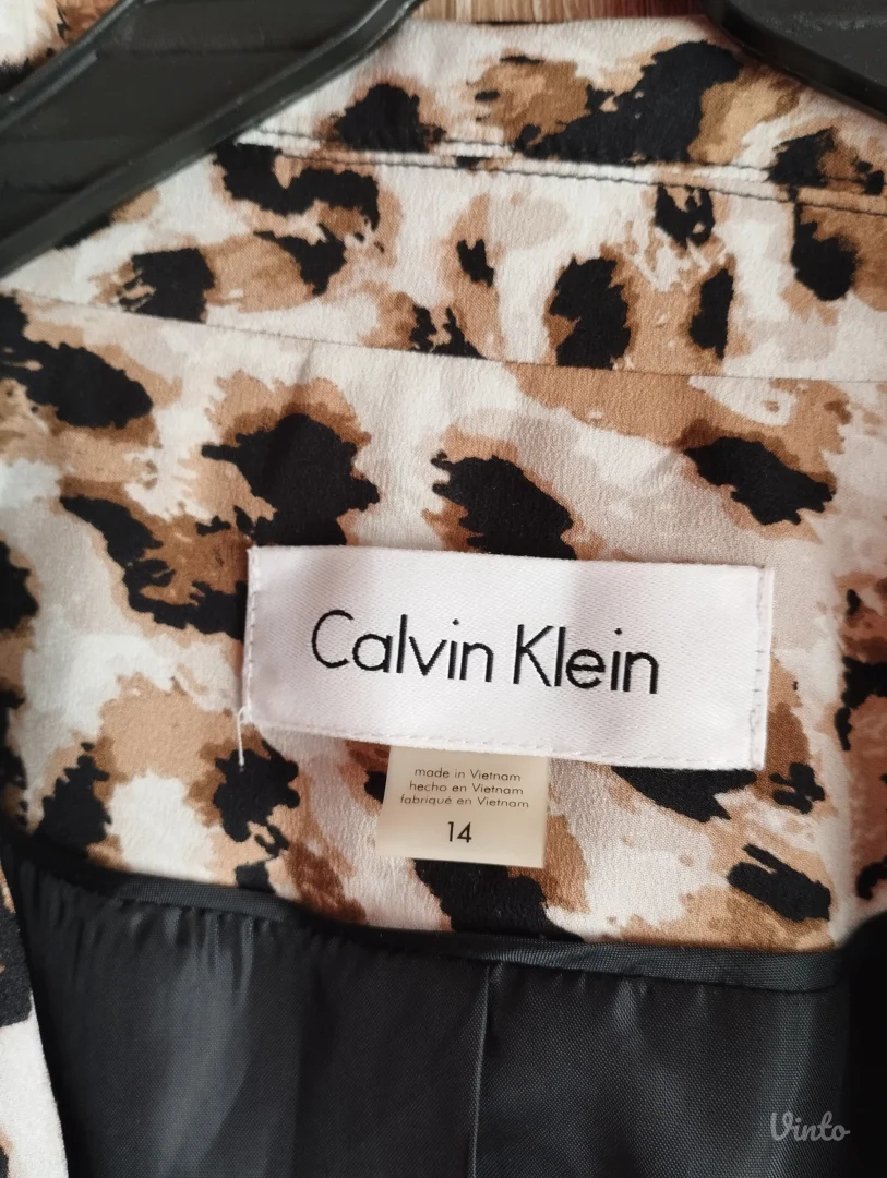 Original CALVIN KLEIN leopard sako KAO NOV L/XL