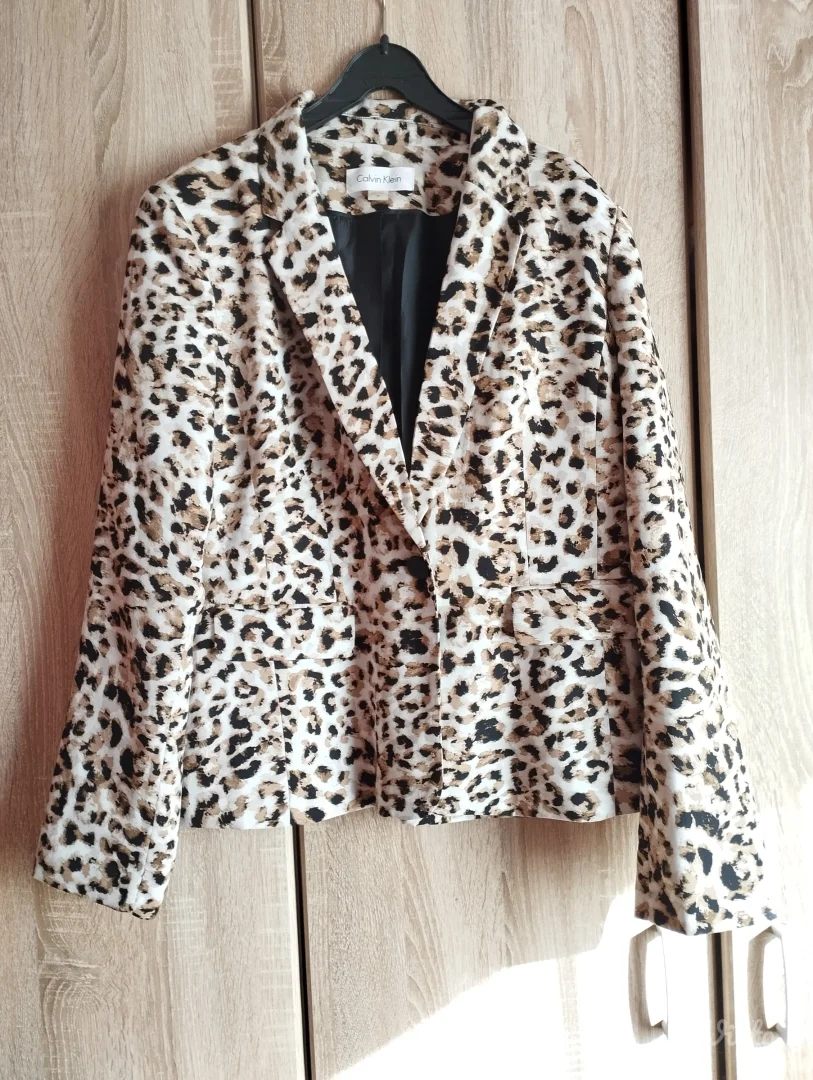 Original CALVIN KLEIN leopard sako KAO NOV L/XL
