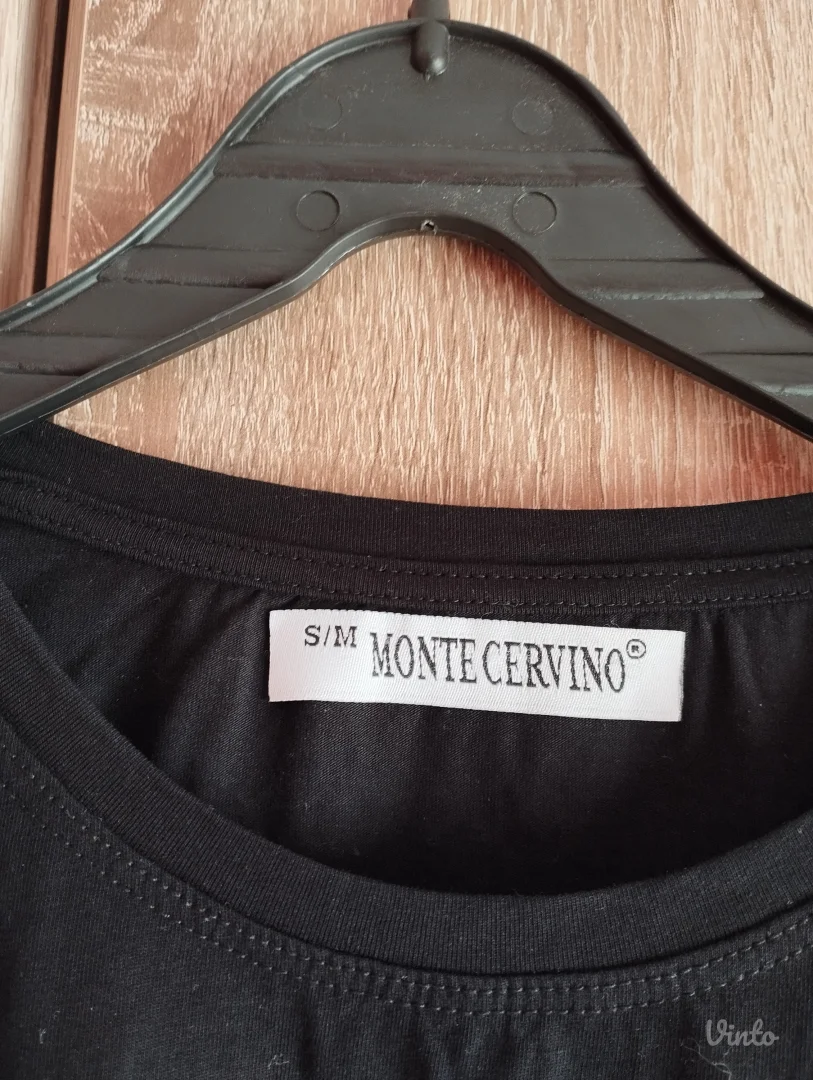 Monte Cervino S M NOVO elegantna crna majica