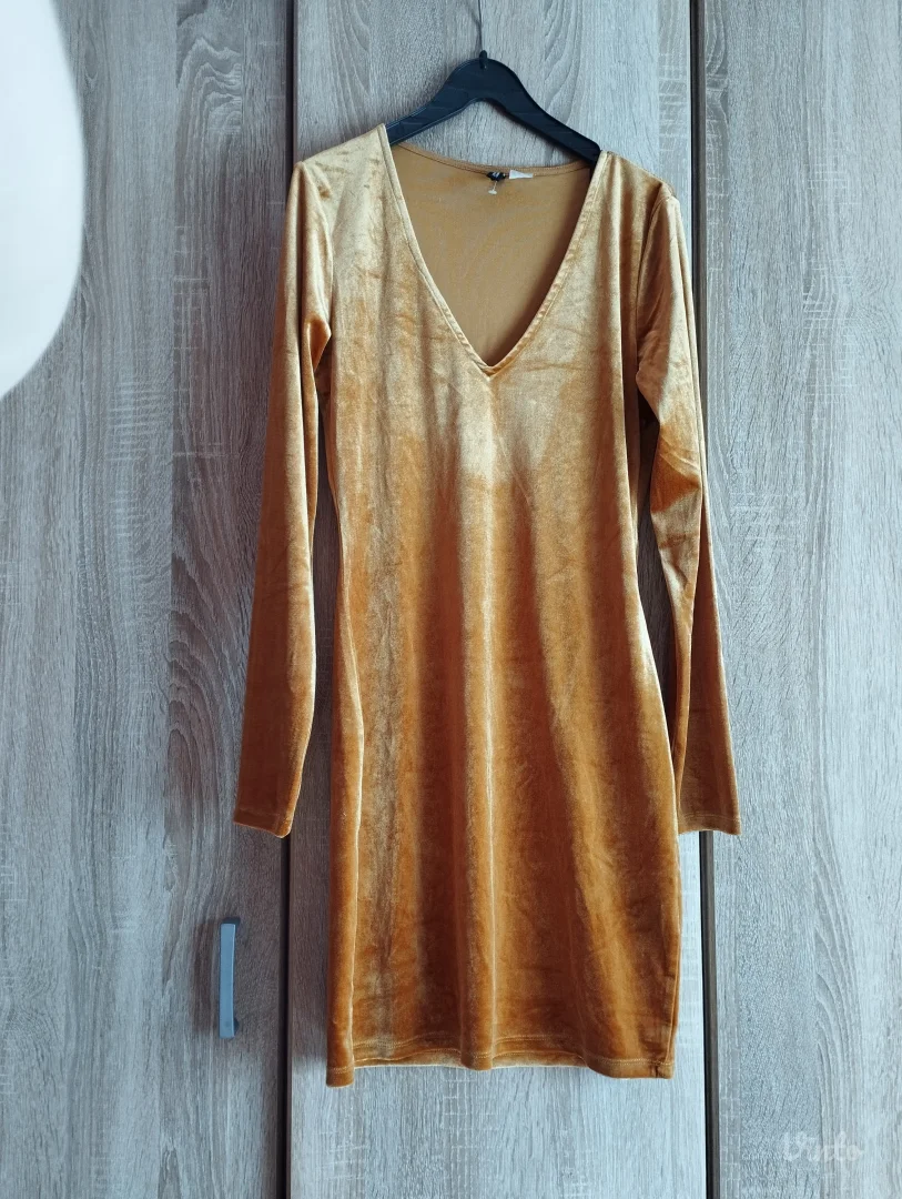 Plisirana haljina H&M Divided, Vel. 42