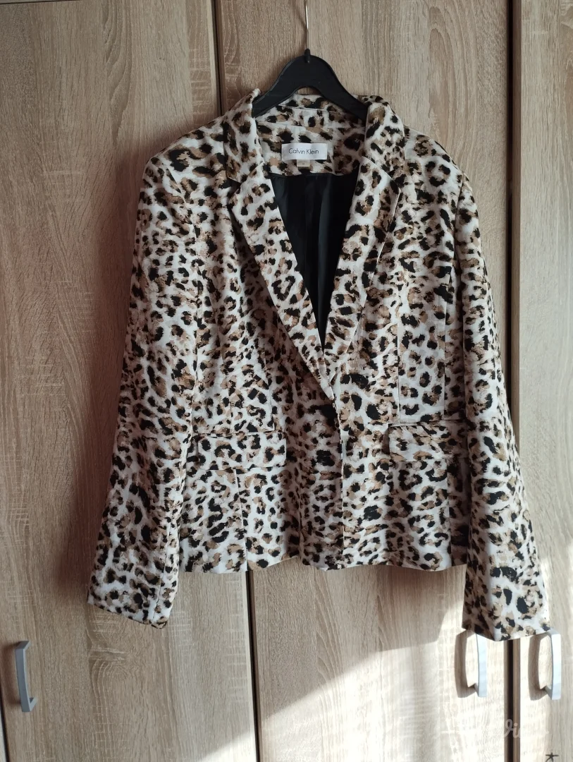 Original CALVIN KLEIN leopard sako KAO NOV L/XL
