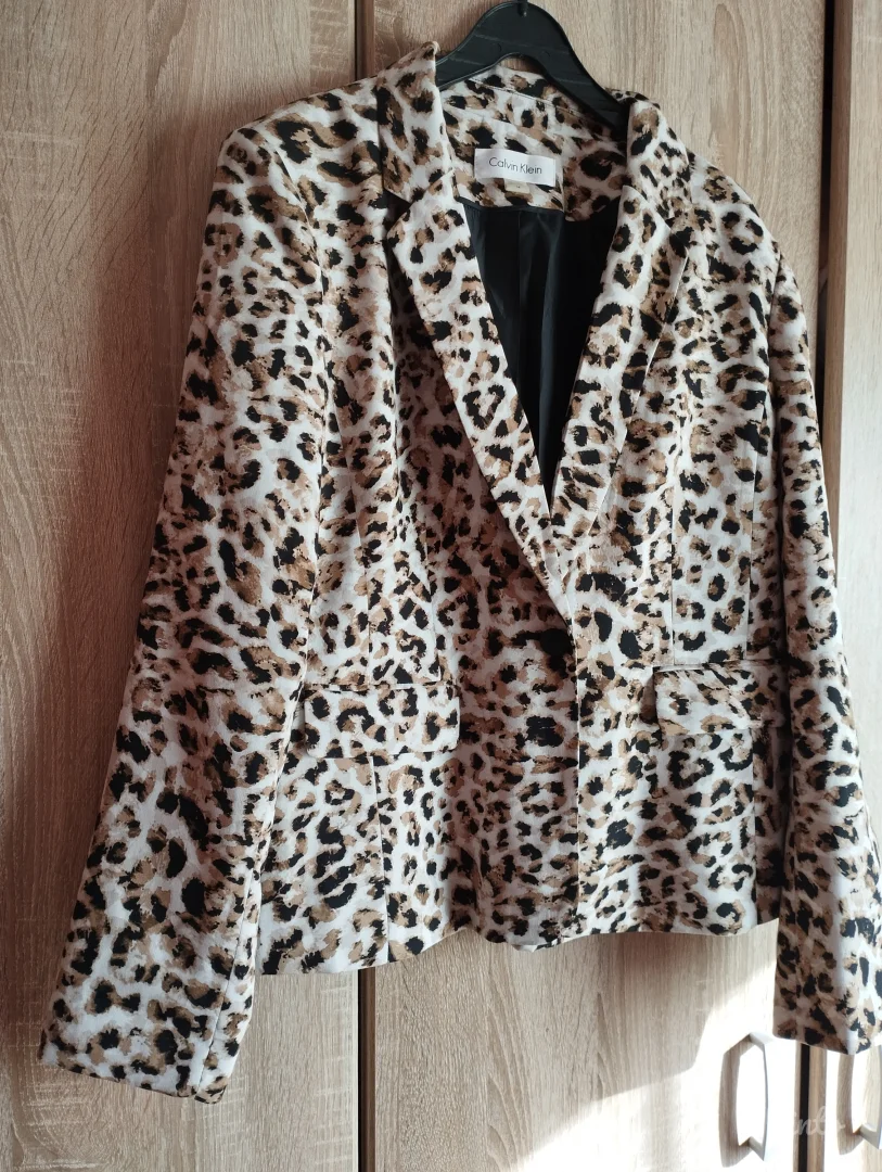 Original CALVIN KLEIN leopard sako KAO NOV L/XL