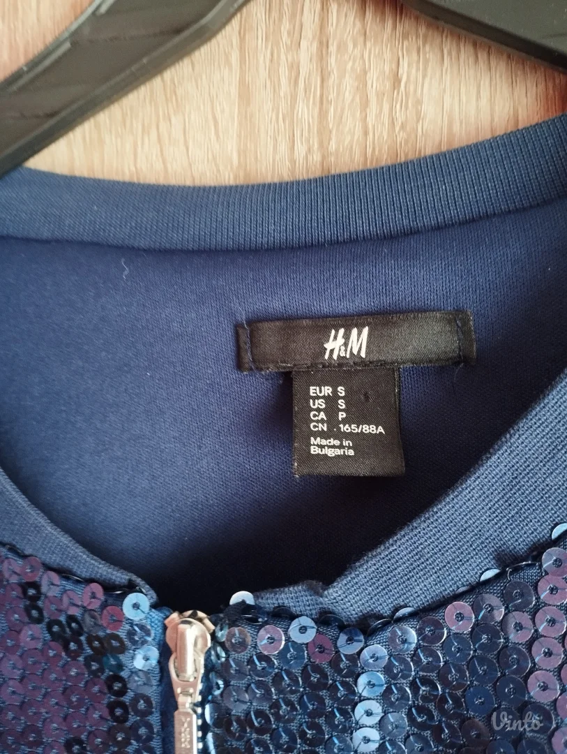 H&M Sequined Bomber – Jakna sa „krljuštima“ (Kao nova, S)