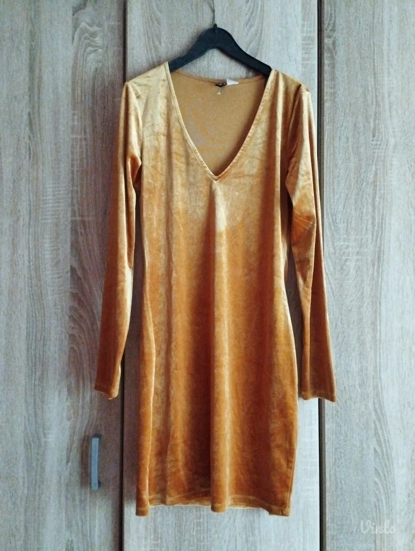 Plisirana haljina H&M Divided, Vel. 42