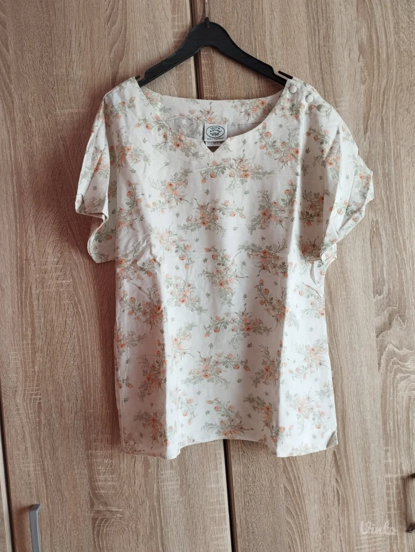 Laura Ashley unikatna bluza prirodni materijali