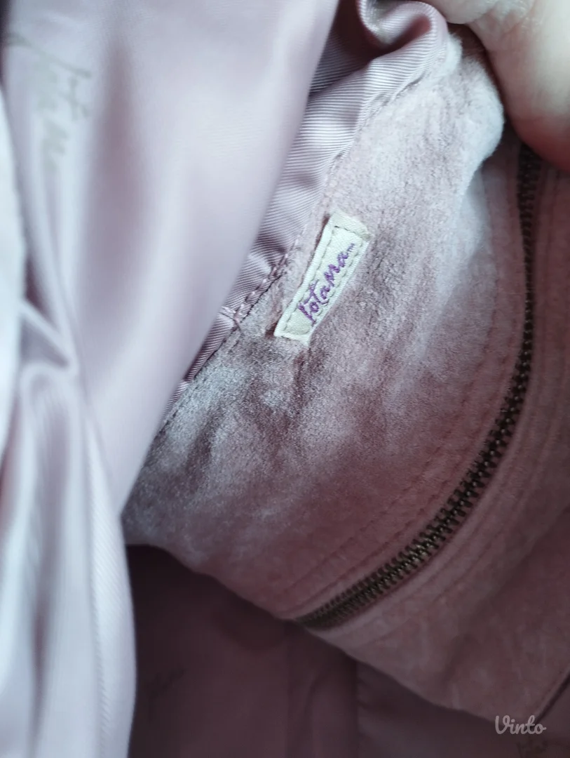 Lafana Femme Line – Elegantna kožna jakna sa cirkonima (Kao nova)
