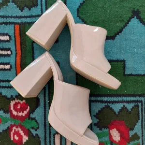 Bershka papuče sa štiklom