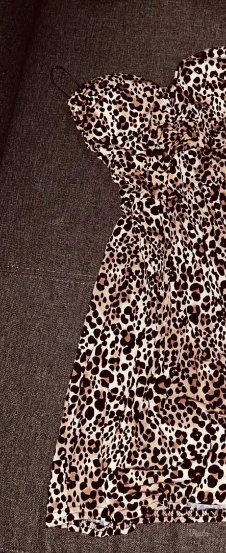 Haljina sa leopard printom S