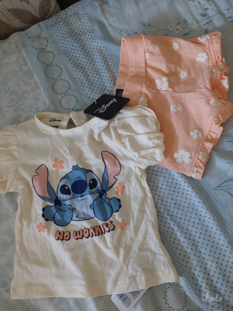 Stitch set za bebe devojčice