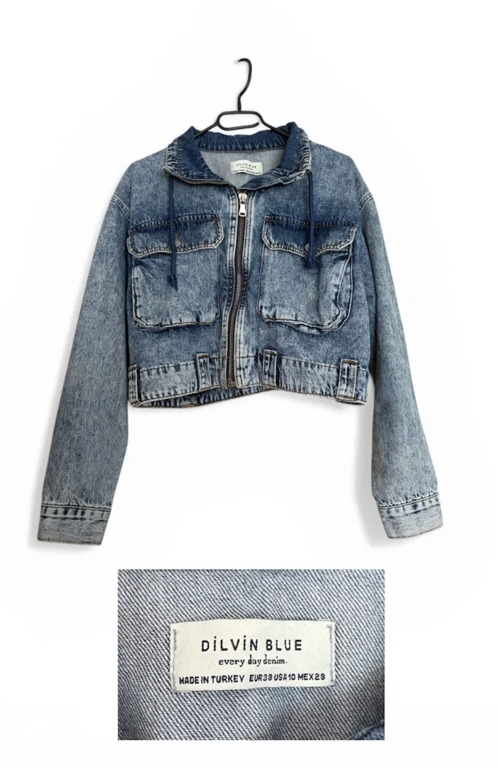 Dilvin blue, teksas jakna , velicina 38