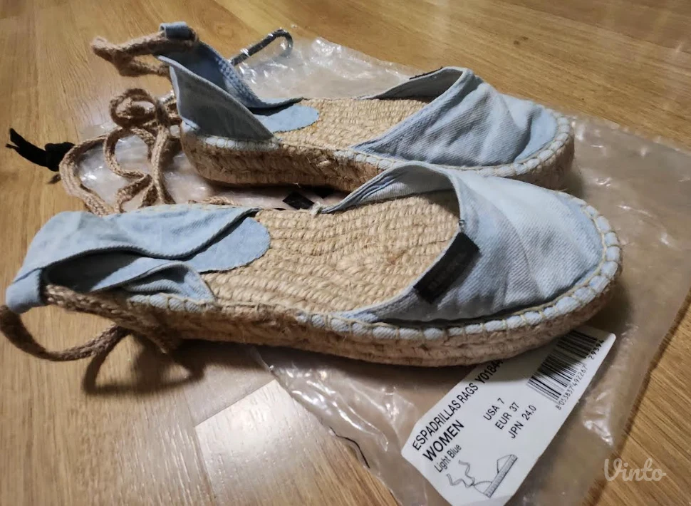 Original DIESEL teksas espadrile na vezivanje (Espadrillas Rags)- NOVO/ 37 br
