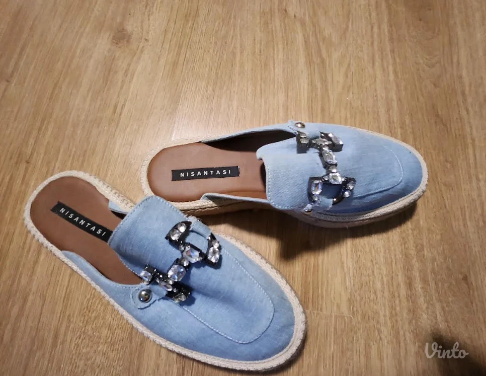NISANTASI Teksas Papuče / Mules Sa Šnalom (NOVO)/ 37 br
