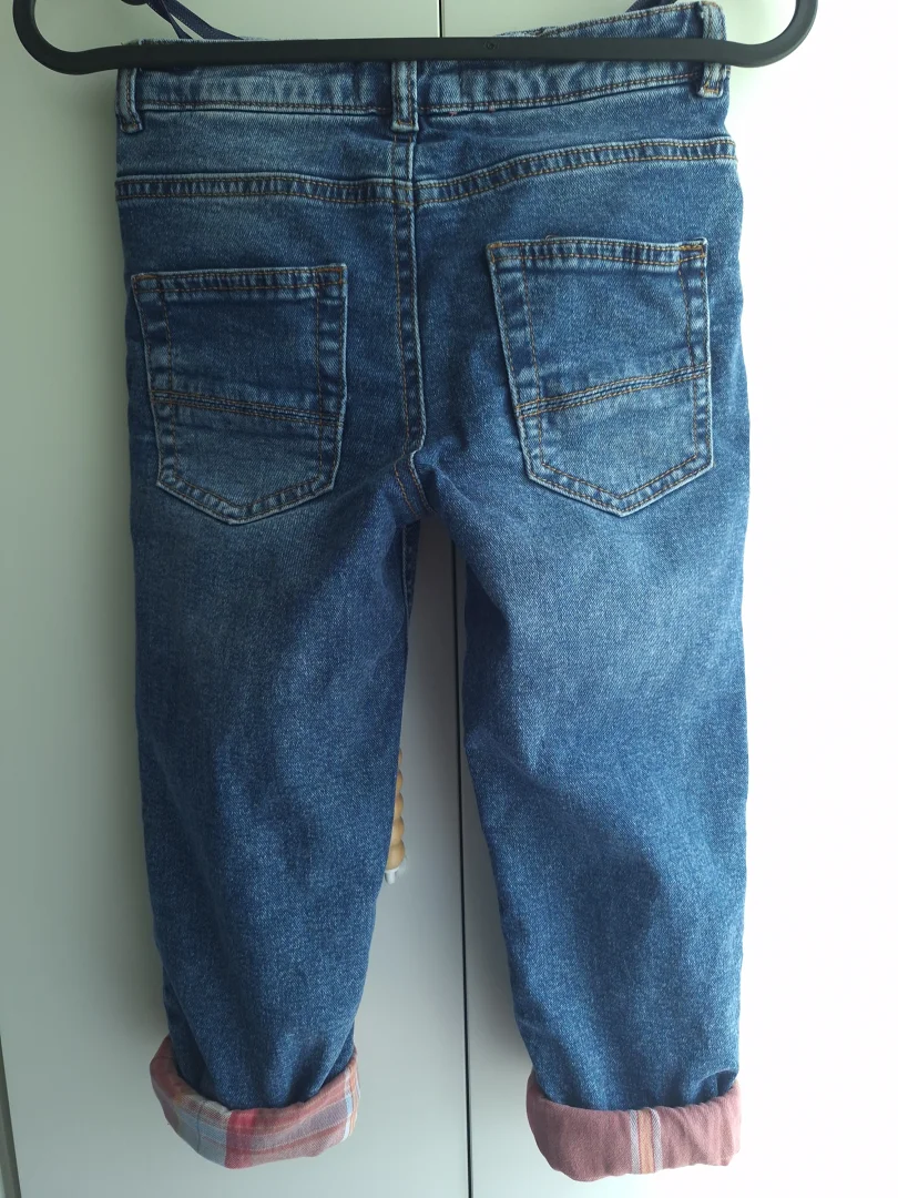 Zimske postavljene farmerke za decaka, vel.110