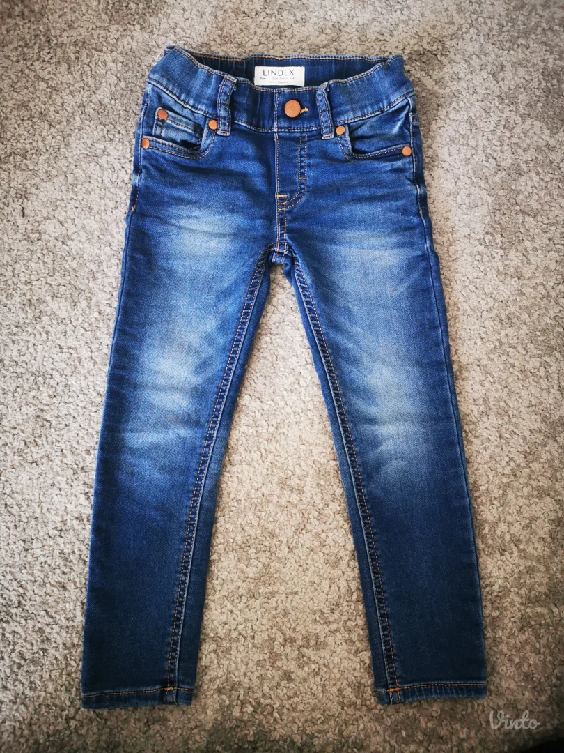 Lindex skinny farmerke, vel. 104