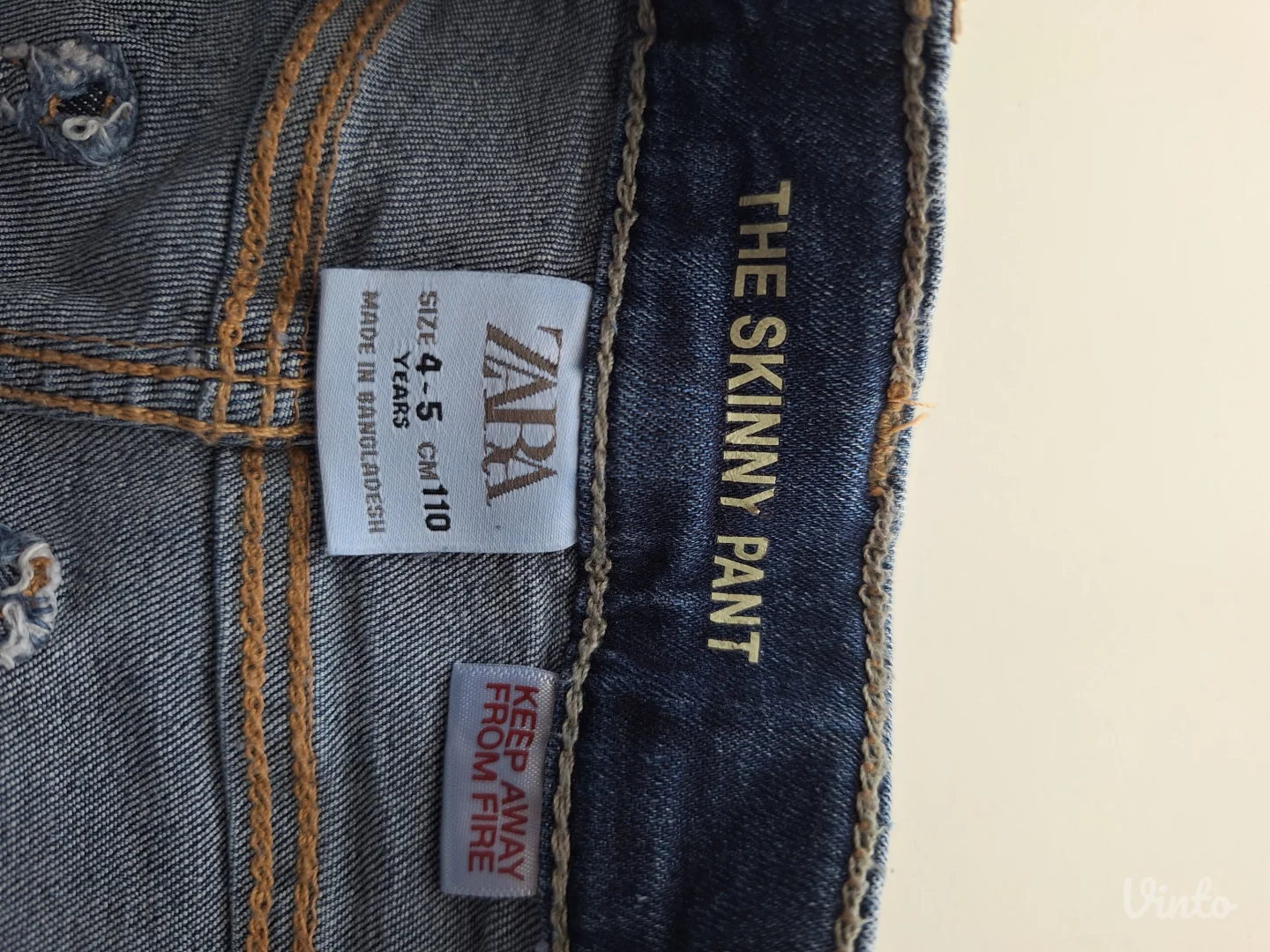 ZARA skinny pant farmerke za decaka, vel. 110