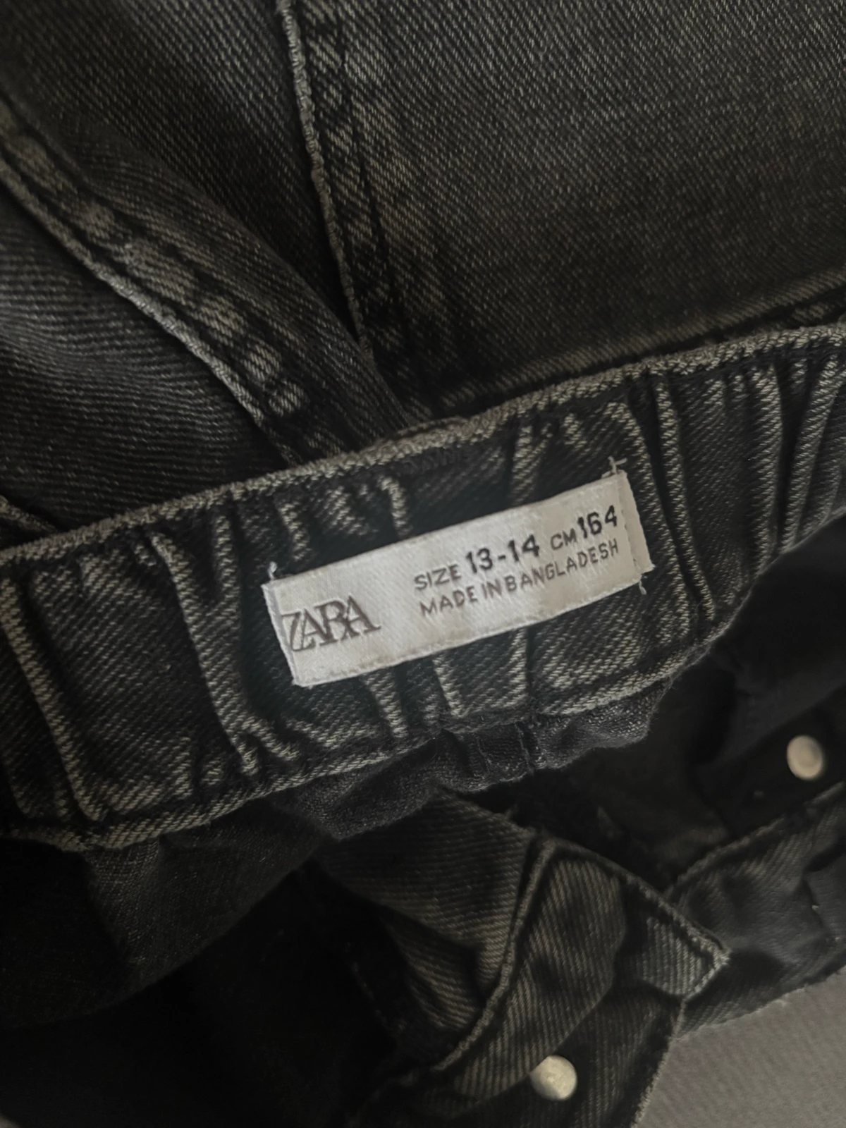 Zara teksas crni šorts