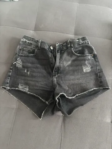 Zara teksas crni šorts