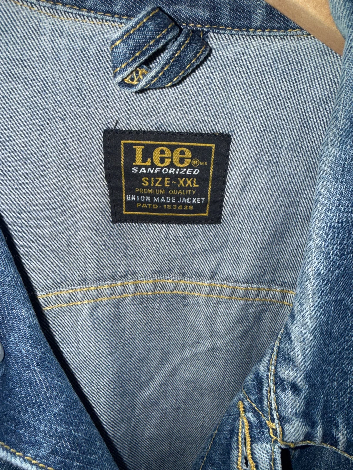 Lee Sanforized vintage teksas jakna XXL