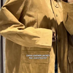 Zara 100% kožna jakna - NOVA