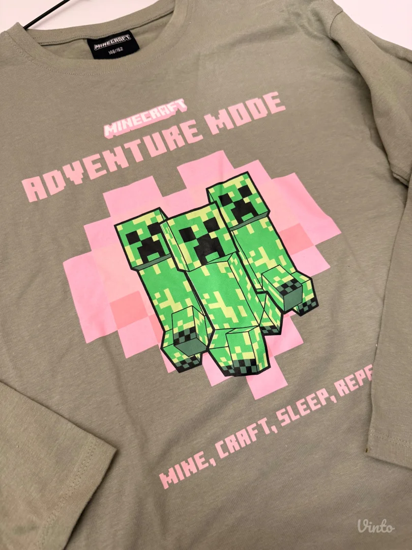 Minecraft majica za devojcice