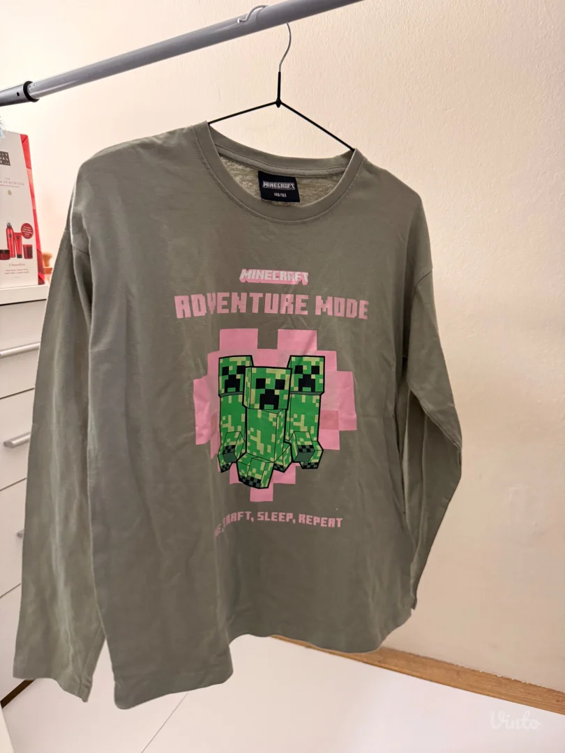 Minecraft majica za devojcice
