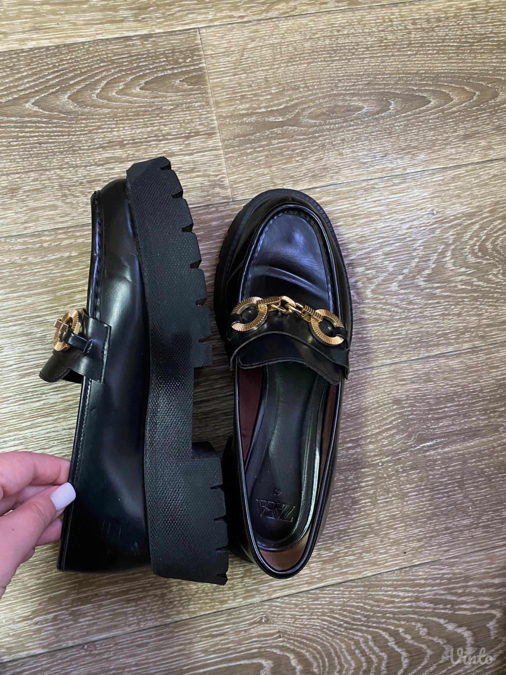 Zara - crne mokasine