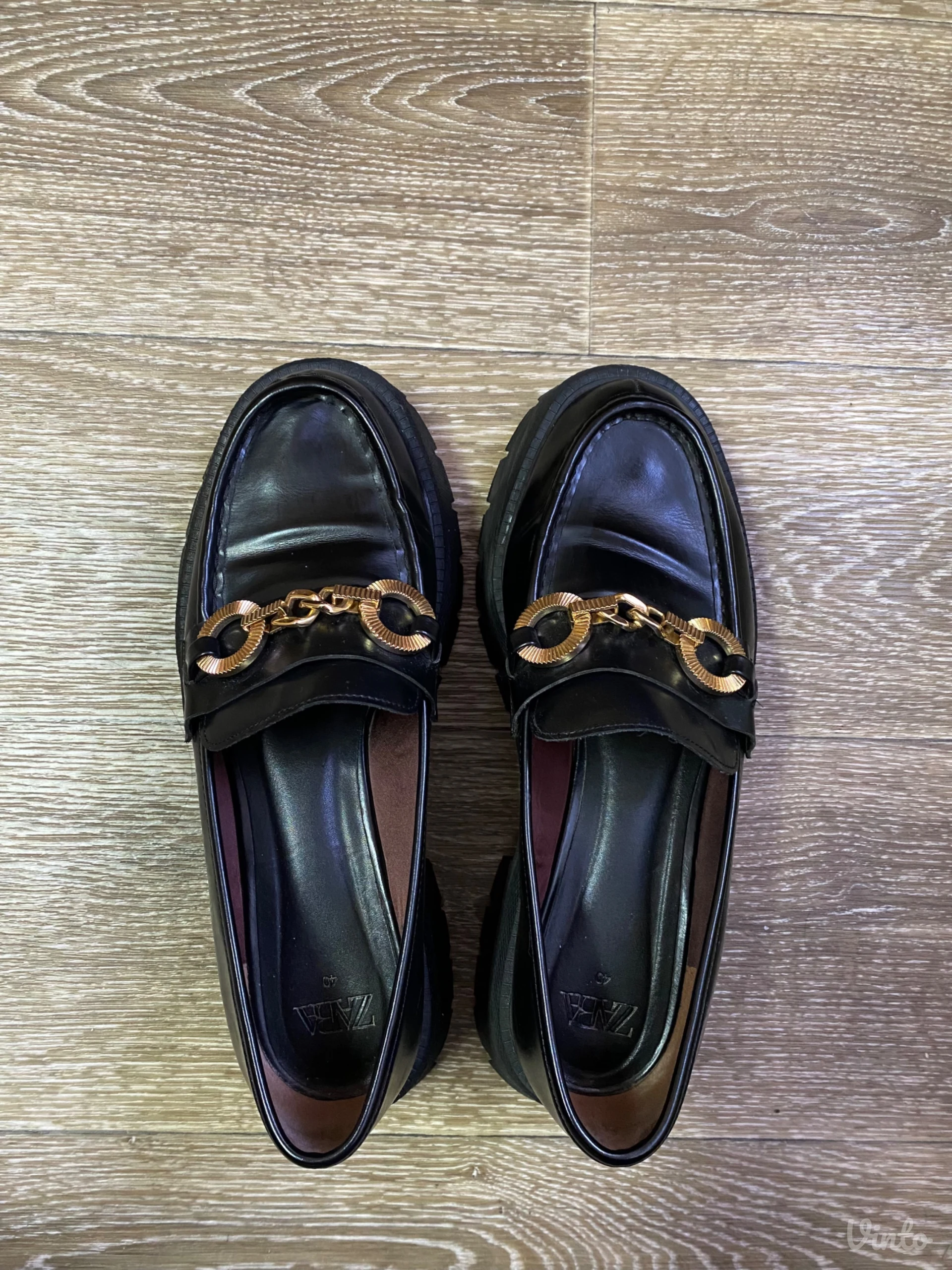 Zara - crne mokasine