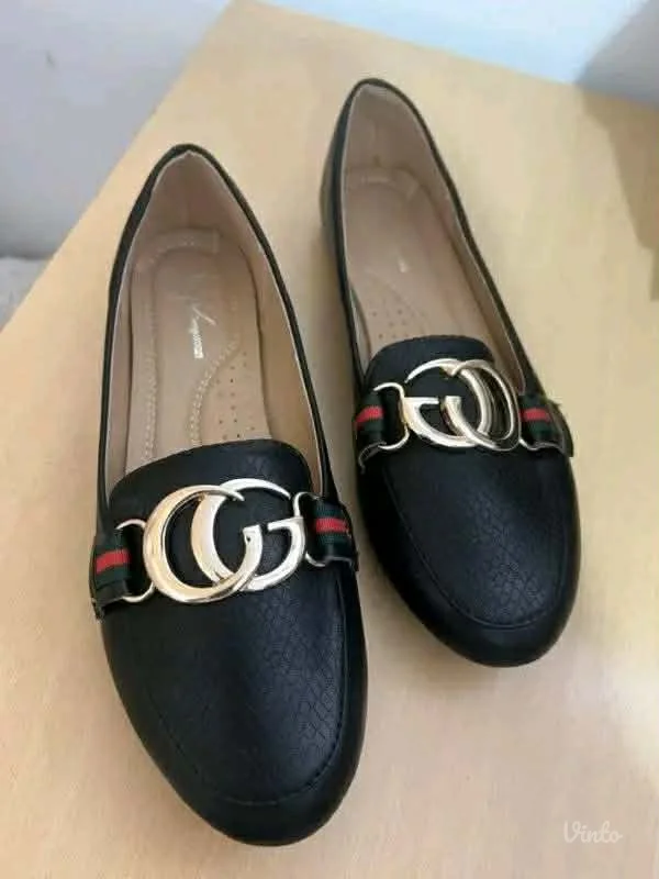 Ženske mokasine crne