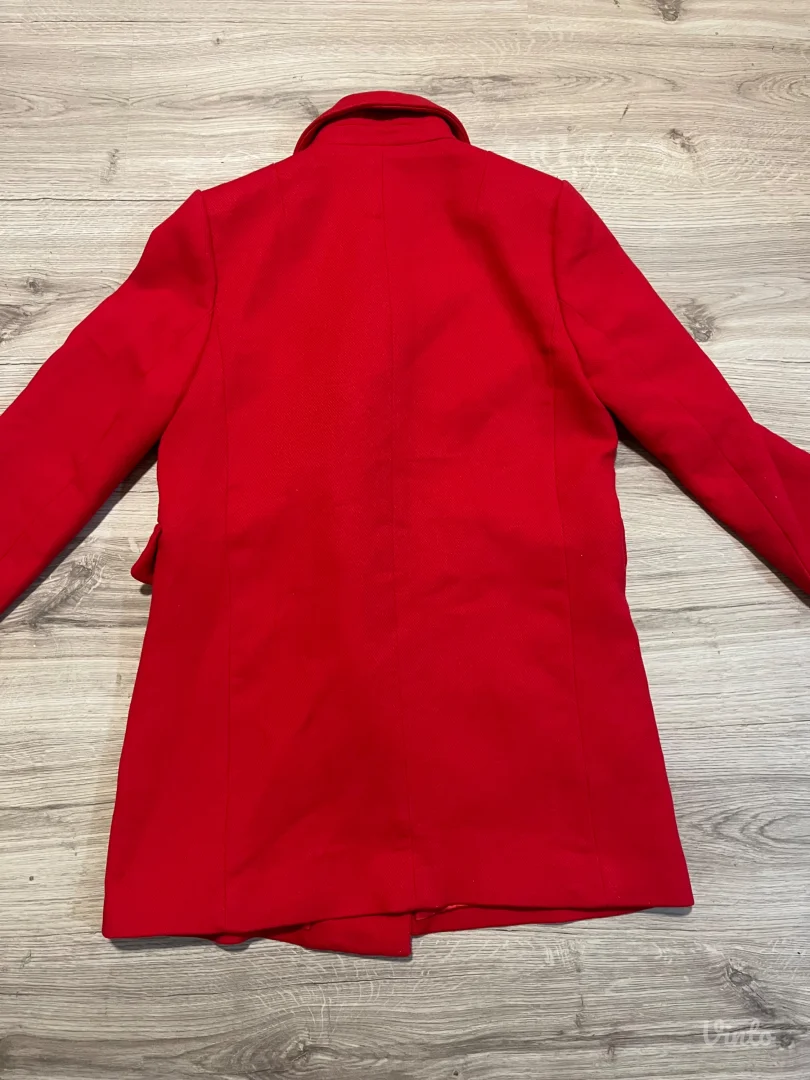 Crveni Mango dvoredni kaput, M