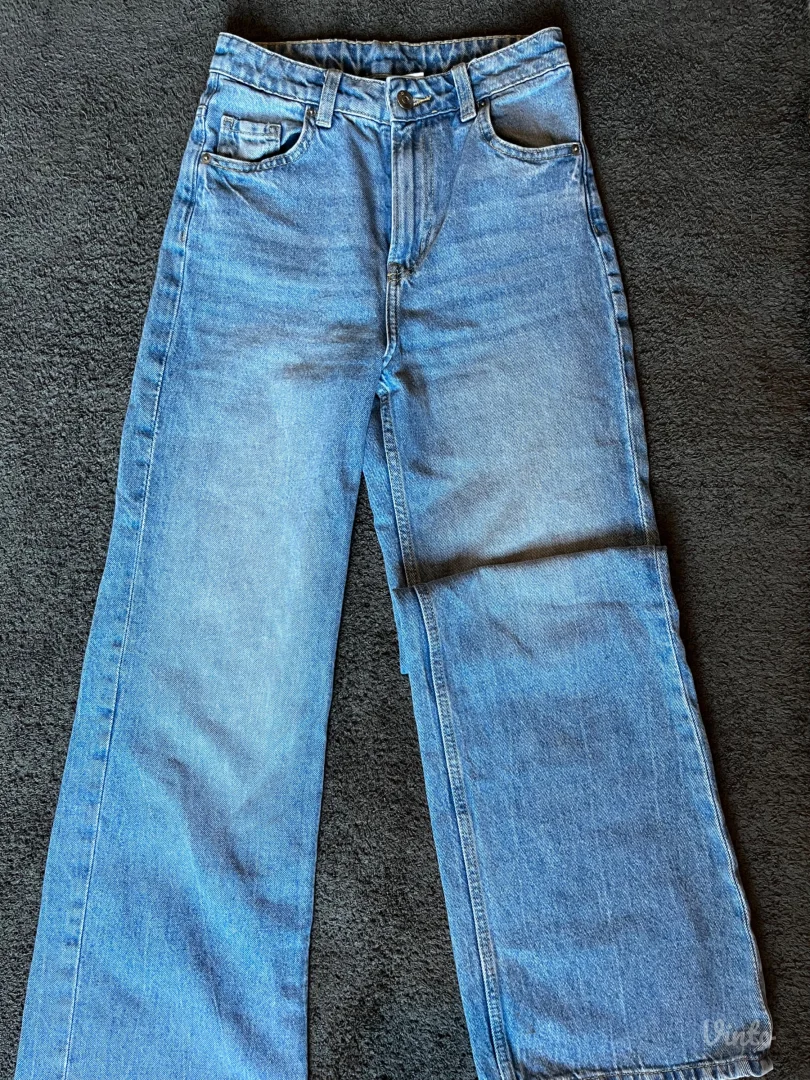 Plave zvonaste farmerke H&M veličina 32